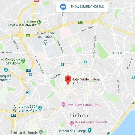 里斯本怀特酒店 3* Lisboa